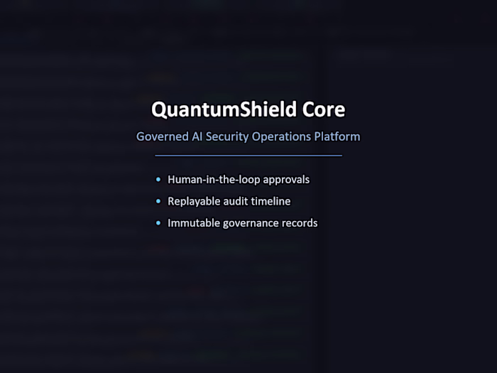 QuantumShield Core — Governed AI