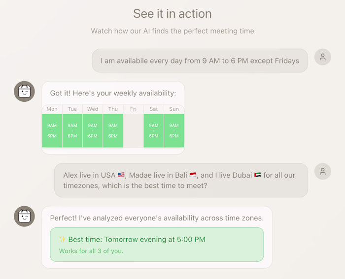 No more calendly use http://weekaly.co
