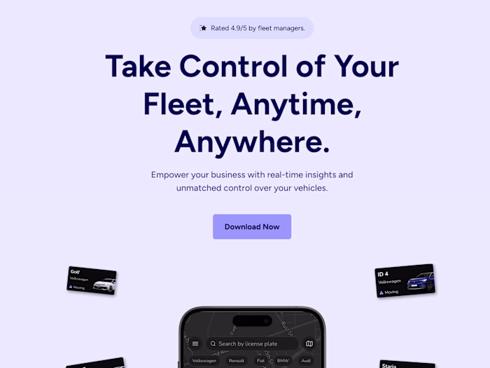 🚀 Vehicle Fleet Tracking Website | Trauto