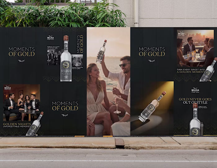 Ad Campaign for a Premium Spirits Brand