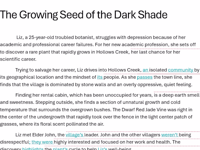 A Psychological Horror story that I edited. The story is tol...
