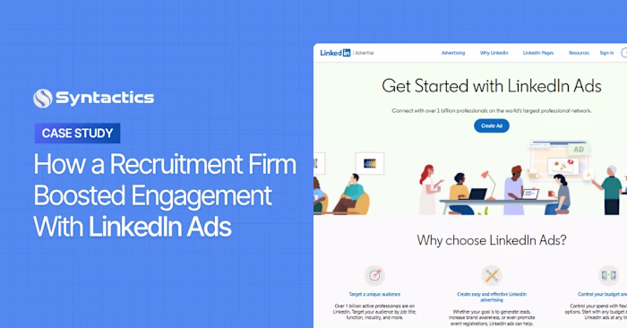 LinkedIn Ads Engagement Boost for Recruitment Firm