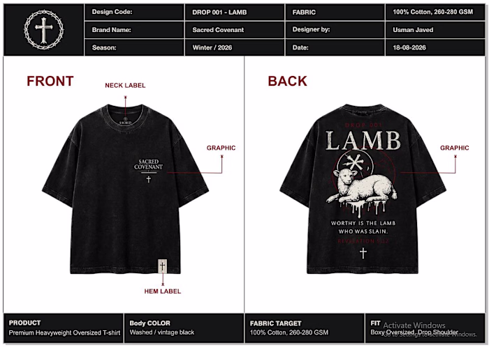 Streetwear Tech Pack & Garment