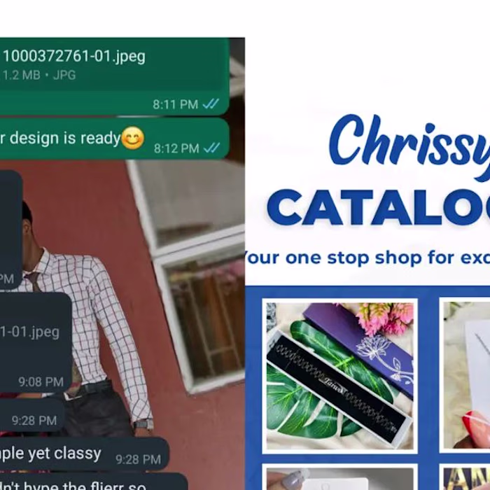 Flyer Design for Chrissy Catalogue 