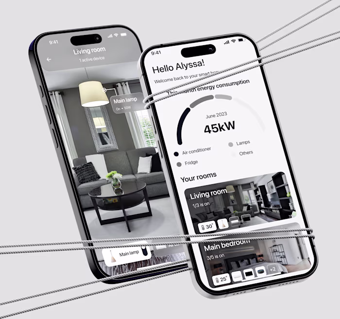 Smart Home Mobile App UX/UI Design
