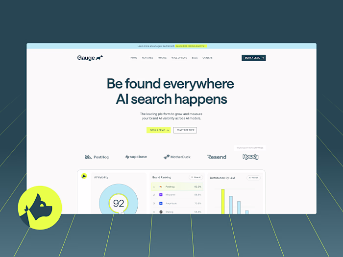Gauge Homepage Redesign for AI Search Optimization