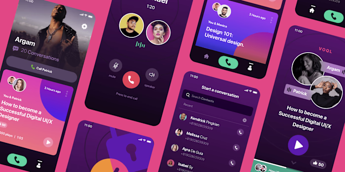 VOQL, Communication + Podcast app