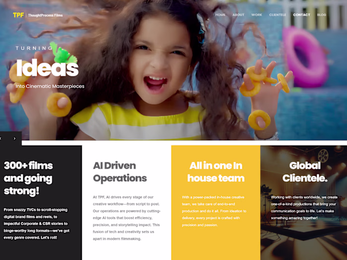 ThoughtProcess Films - Creative Film Agency