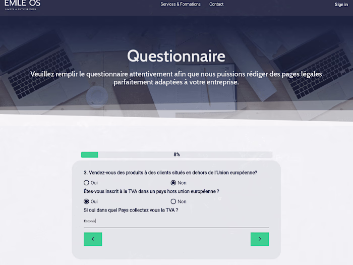 General sales Terms and Conditions generator