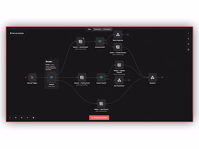 Notion Database CRUD Automation