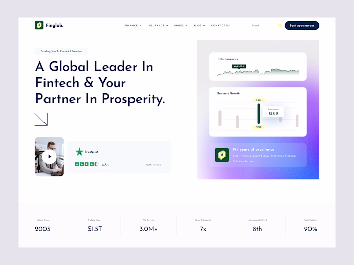 Fintech Landing Page Exploration