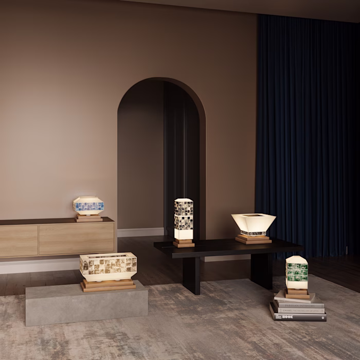 Rio Chen | Sculptural Lamp Product CGI