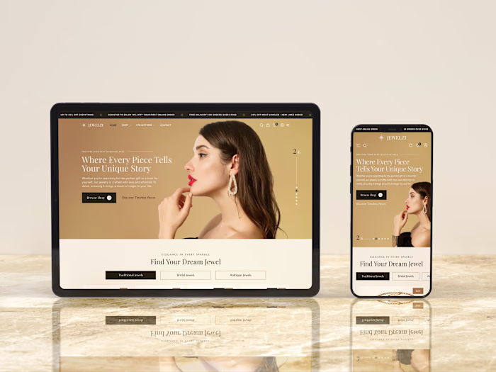 E-commerce Website for Jewelry Shop