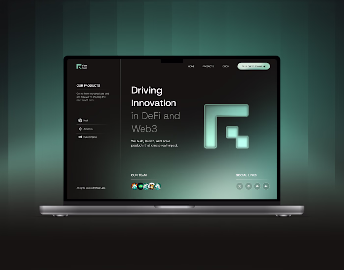 RiseLabs - Branding, UX/UI, Motion, 3D and Front-end