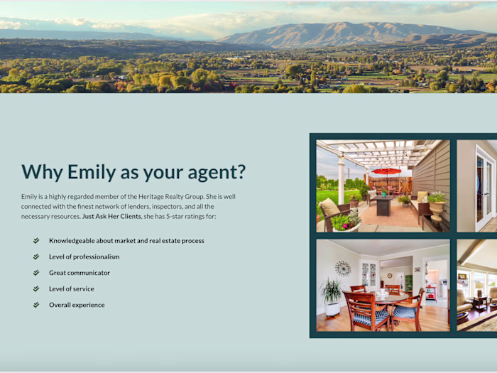 the site emphasizes user experience and performance.