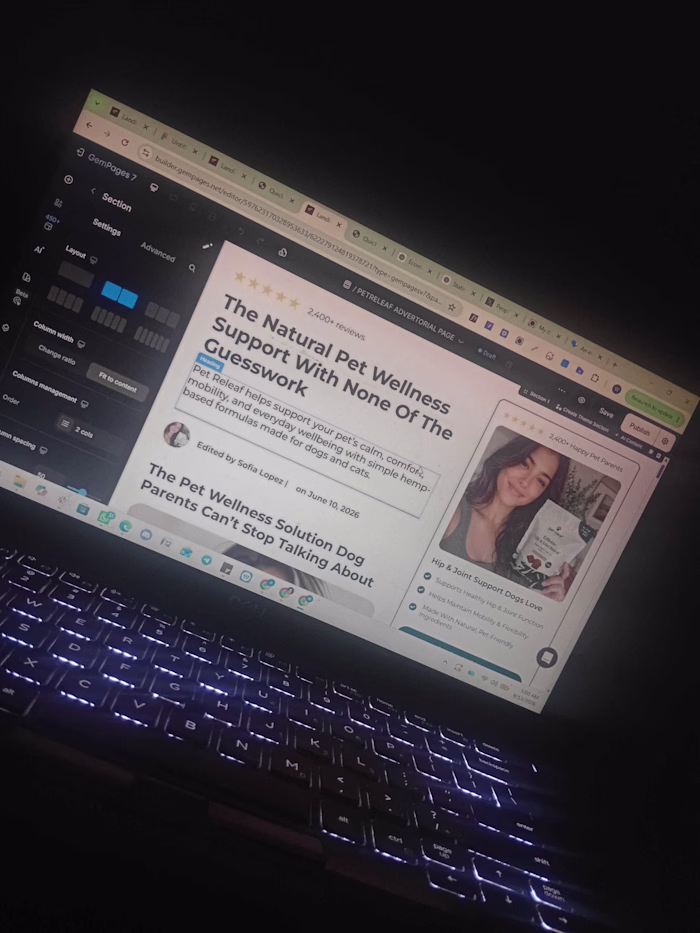 Revenue-Focused Advertorial Experience
This GemPages advertorial