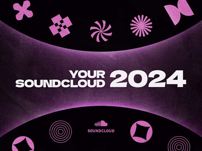 Soundcloud 2024 Listener Stats Reel Design