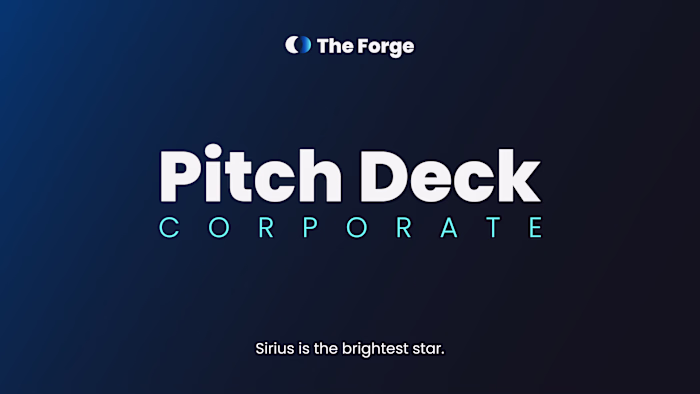 Pitch Deck – PowerPoint Presentation