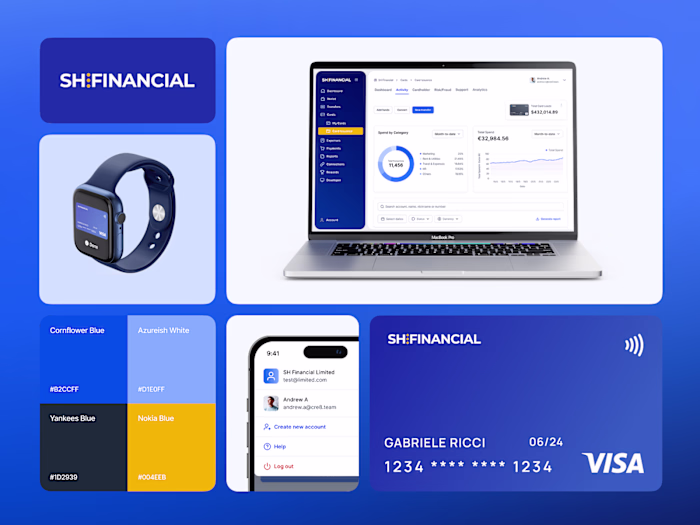 Fintech Platform  UI UX design Global banking & crypto FX app