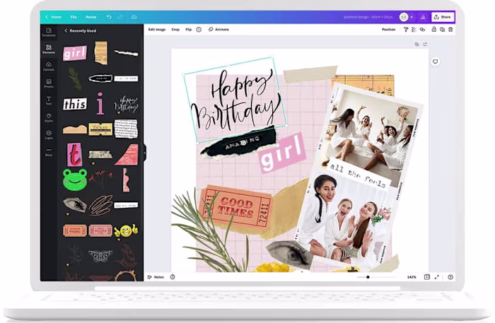 Design and print custom photo collages