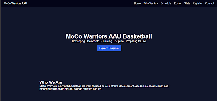 MoCo Warriors AAU — A