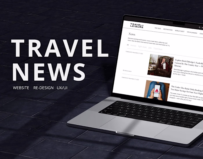 News website (re-design)