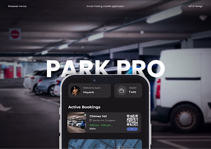 ParkPro is a smart parking