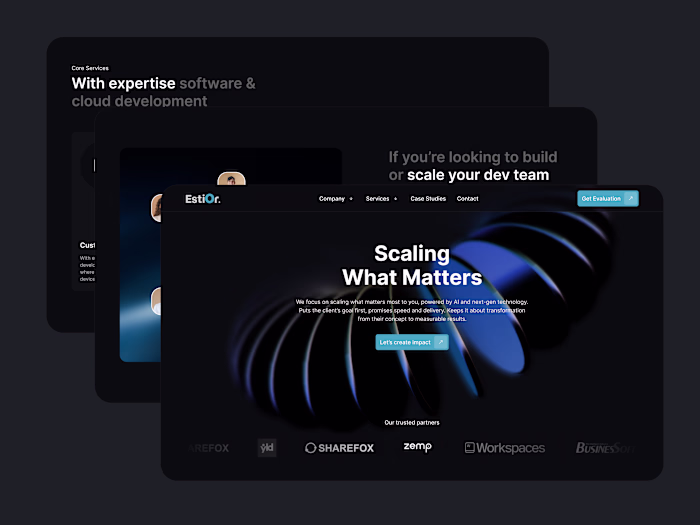 Estior Digital Agency Website