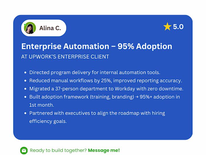 Use Case 3: Internal Tools & Team Enablement
