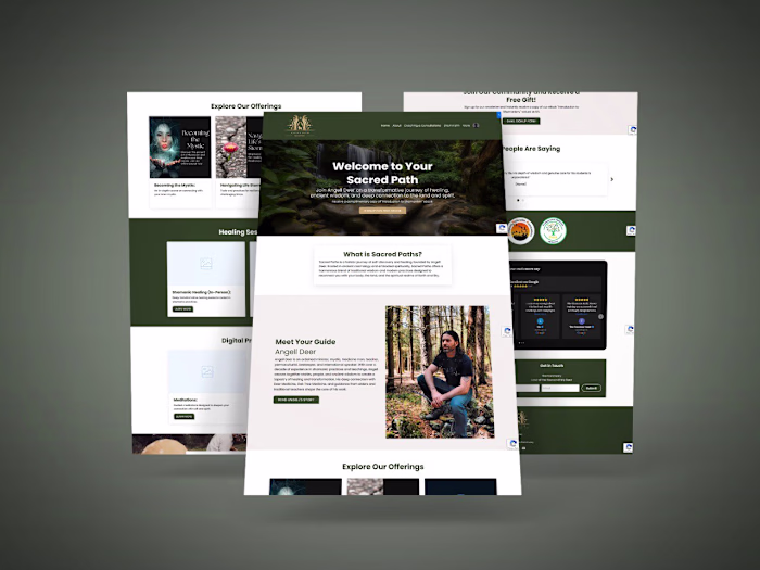 Spiritual Education Brand: Full Kajabi Website