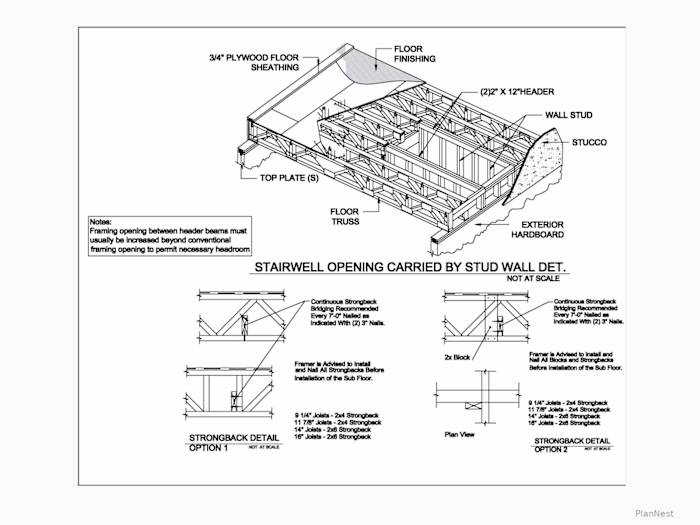 Residential Structural Framing – Stairwell Opening Details