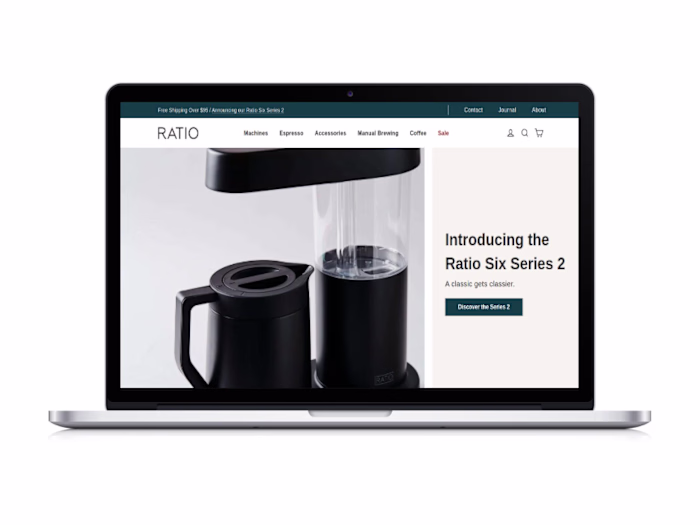Shopify Store For Ratio 