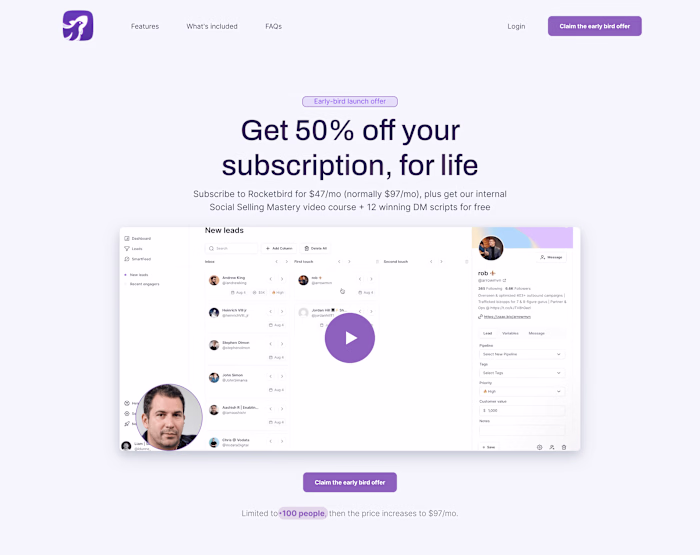 SaaS Design & Development for LeadGen Platform