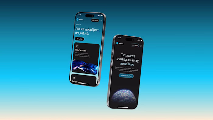 Snapiens: AI SaaS Branding, Landing Page & Product UI