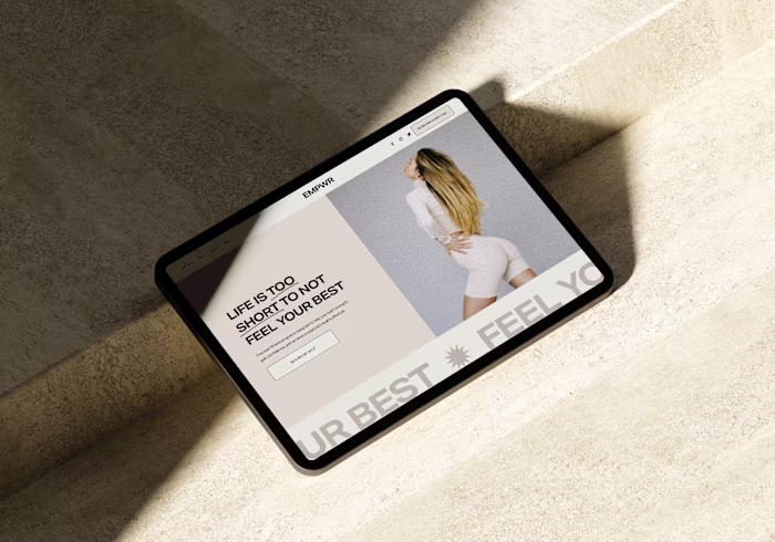 EMPWR - Personal Coach Website