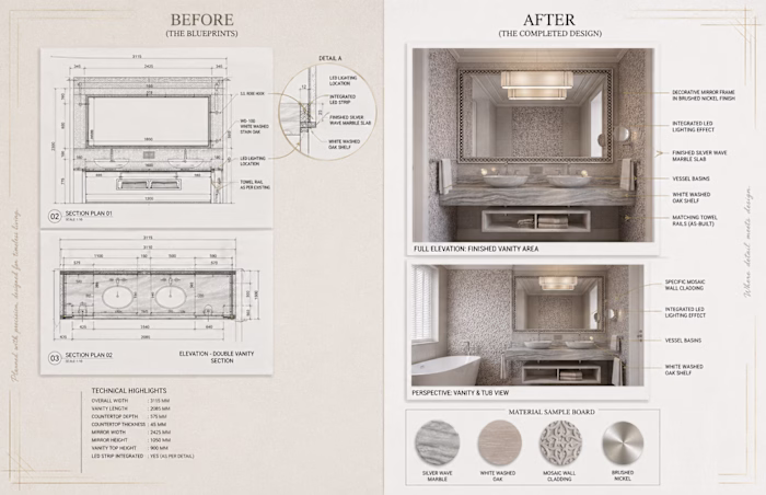 Transform Your Bathroom Dreams into a Buildable Design Plan