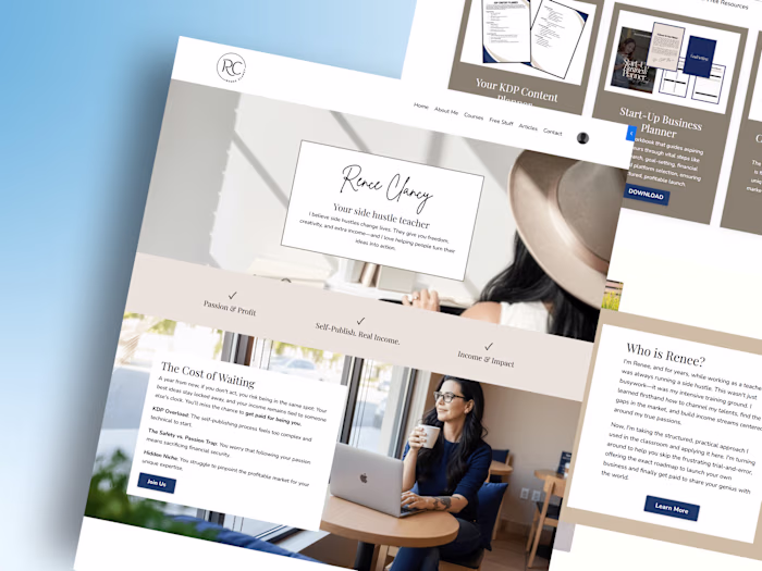 Kajabi Website & Funnel Setup for YouTube Creator