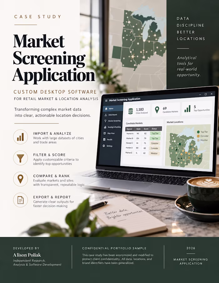 Market Screening Application