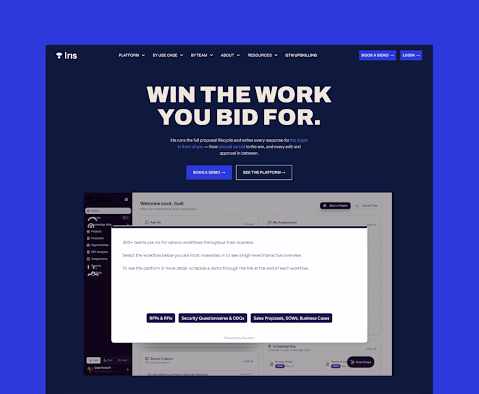 Iris Webflow Website Development