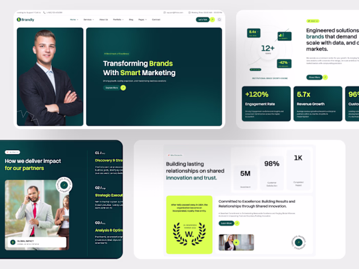 Brandly - Corporate Business Website