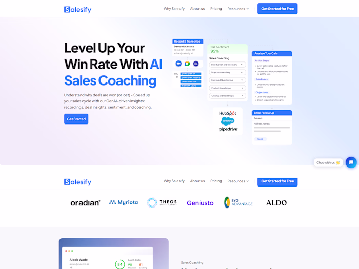AI-Powered B2B Sales Platform Website