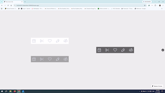 Interactive Rive Buttons