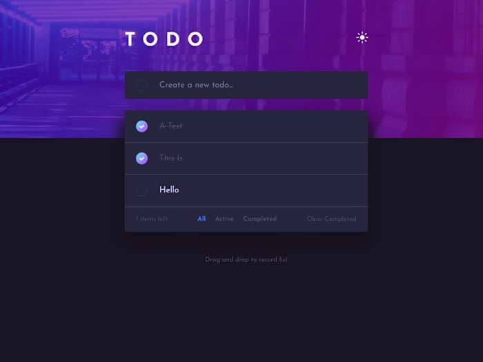 To-do List using React