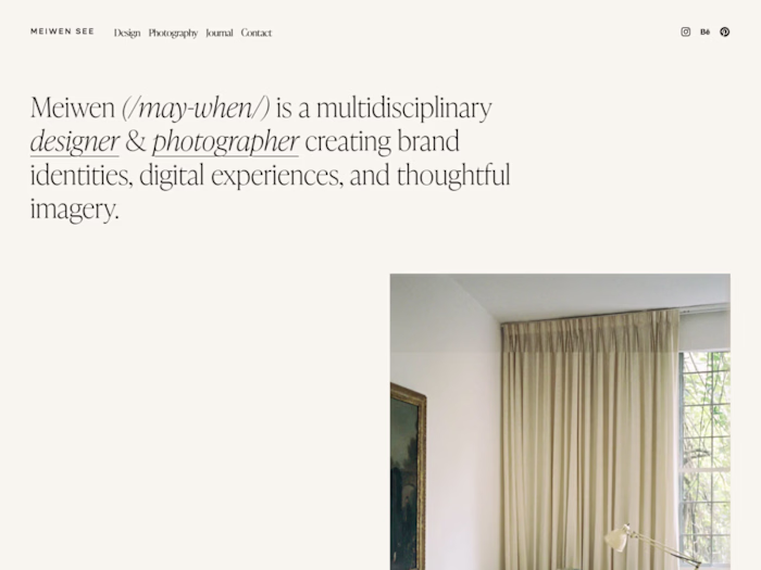 Meiwen See: Digital Marketing Agency Website Redesign