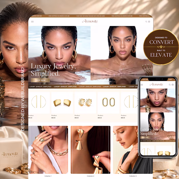 Luxury Animated Jewelry Website 