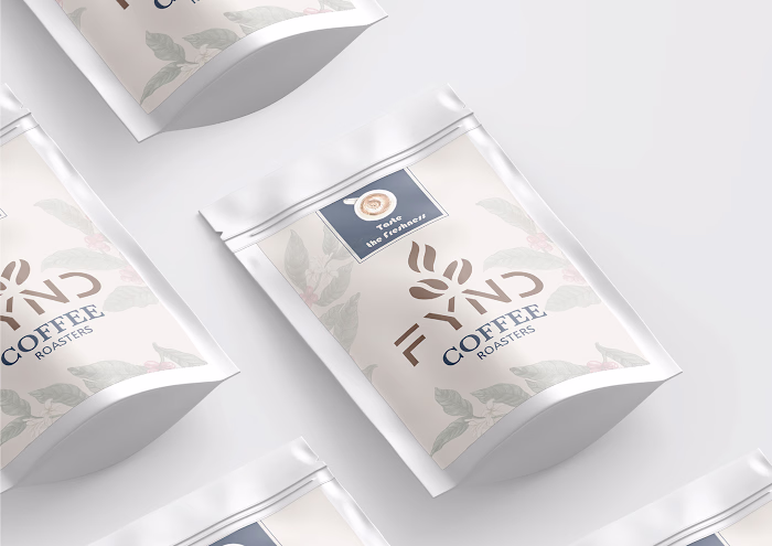 FYND Coffee Shop: Taste the Freshness Logo Concept :: Behance