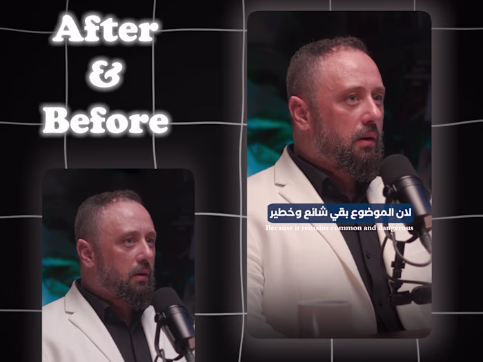 Podcast Video Editing & Color Grading | Before & After Reel