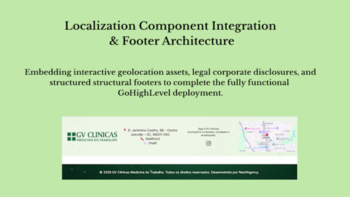 Localization Component Integration & Footer
