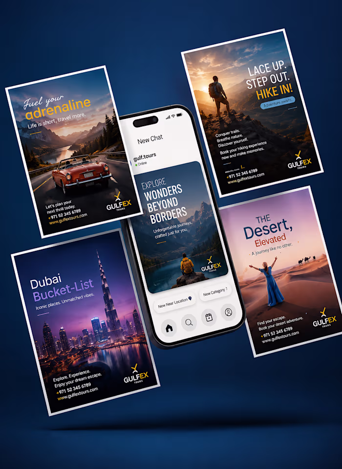 Travel Social Media Design &