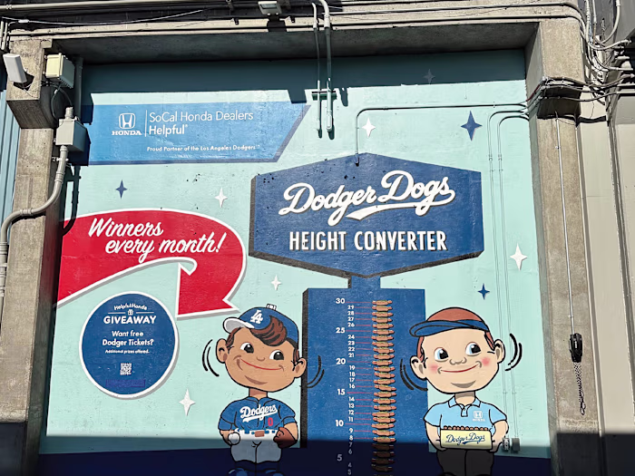 SoCal Honda Dealers Mural at Dodgers Stadium, Los Angeles, C...